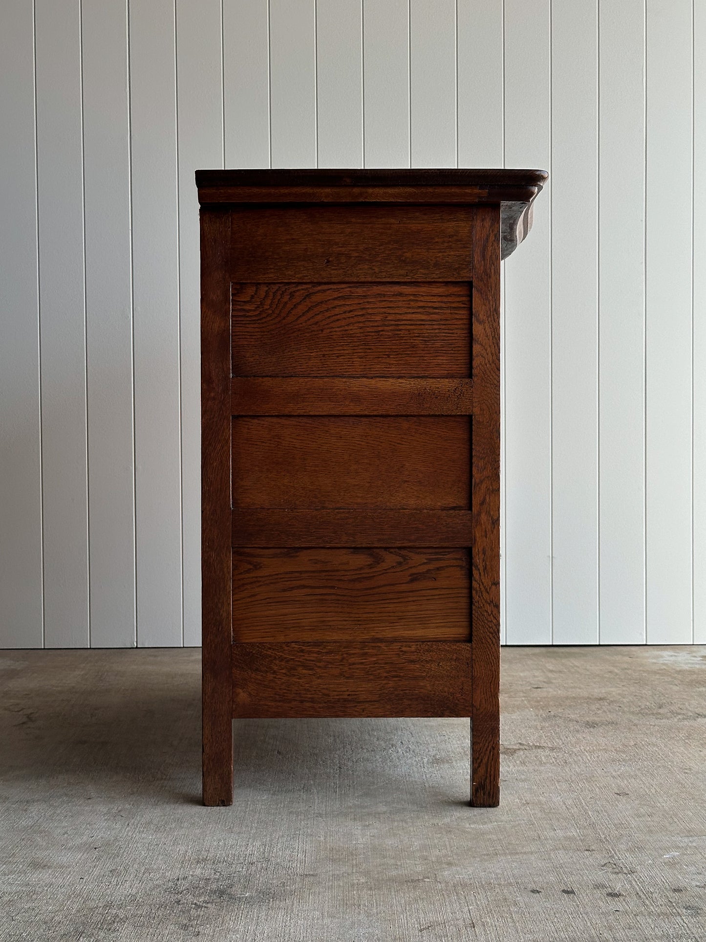 Antique Oak Chest of Drawers, Late 19th Century
