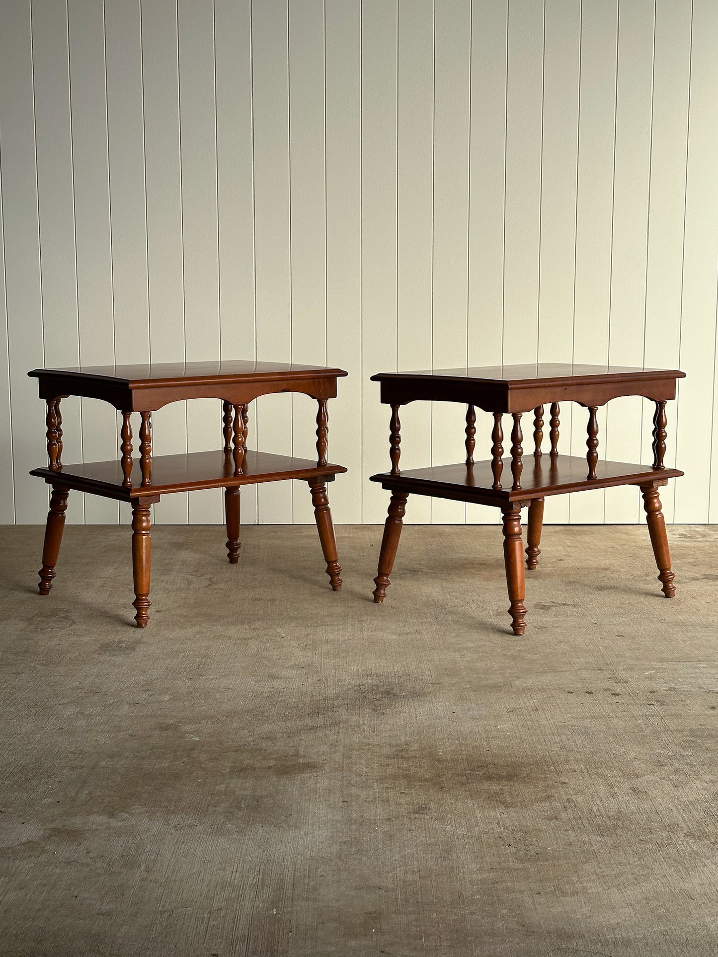 Vintage American Maple End Tables, 1967