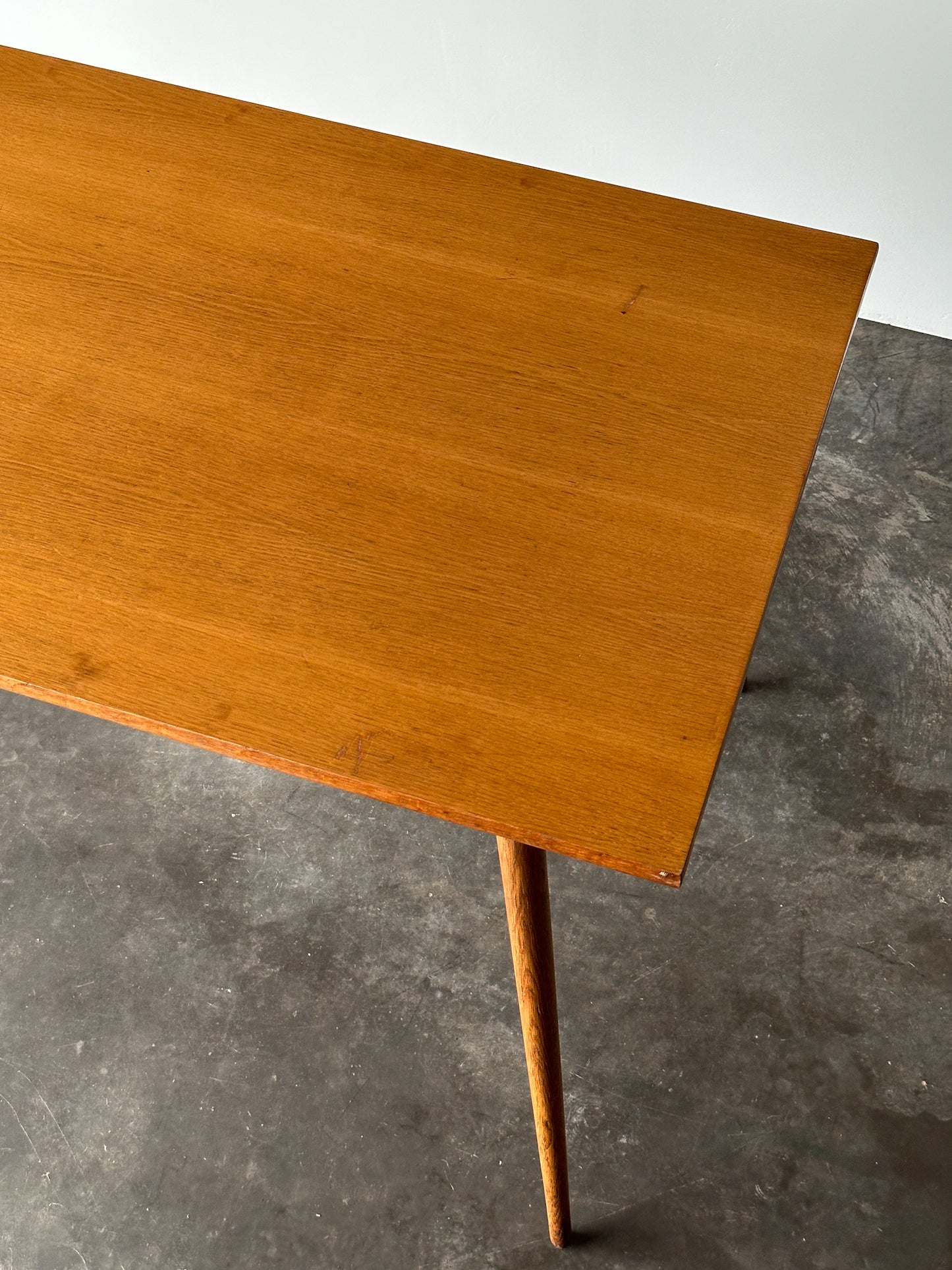 Swiss Alpine Stabelle Oak Dining Set, Mid-Century, Set of 5