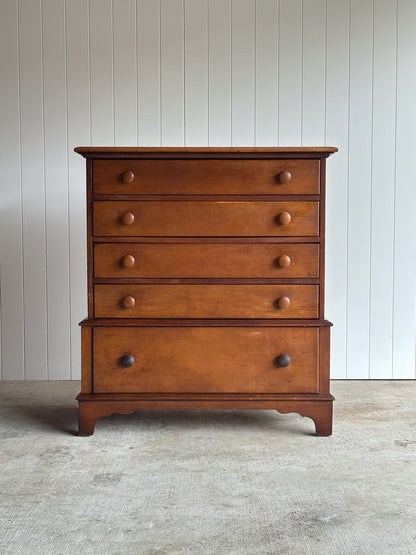 Vintage Chest of Drawers with Hidden Cedar Chest