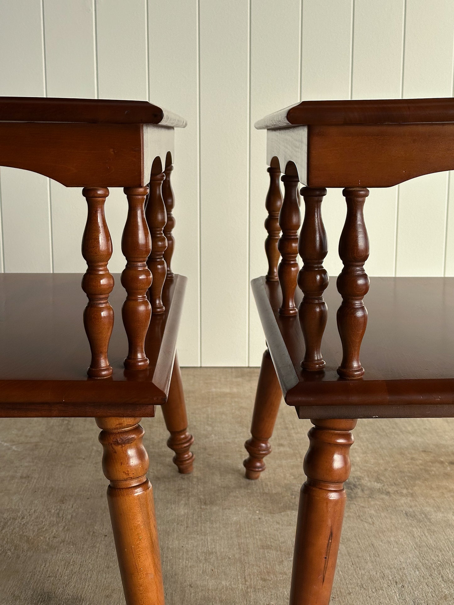Vintage American Maple End Tables, 1967