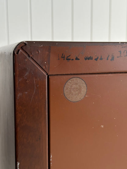 1930s Vintage Norman Bel Geddes Steel Chests of Drawers, Pair