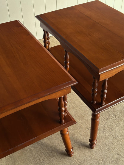 Vintage American Maple End Tables, 1967