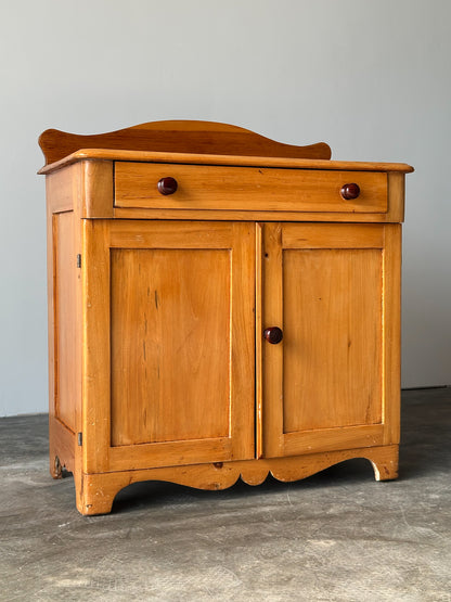 Vintage Pine Storage Cabinet and Sideboard
