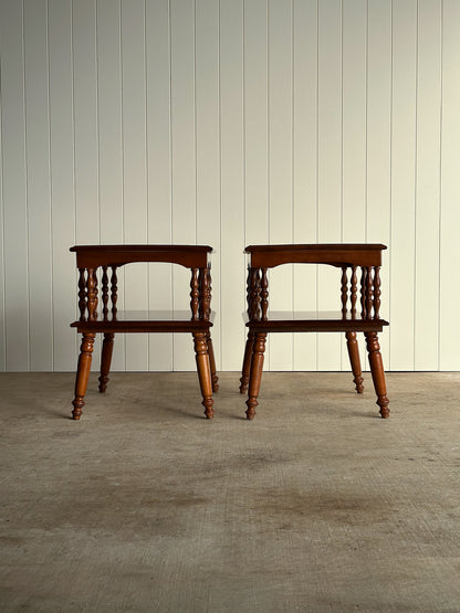 Vintage American Maple End Tables, 1967