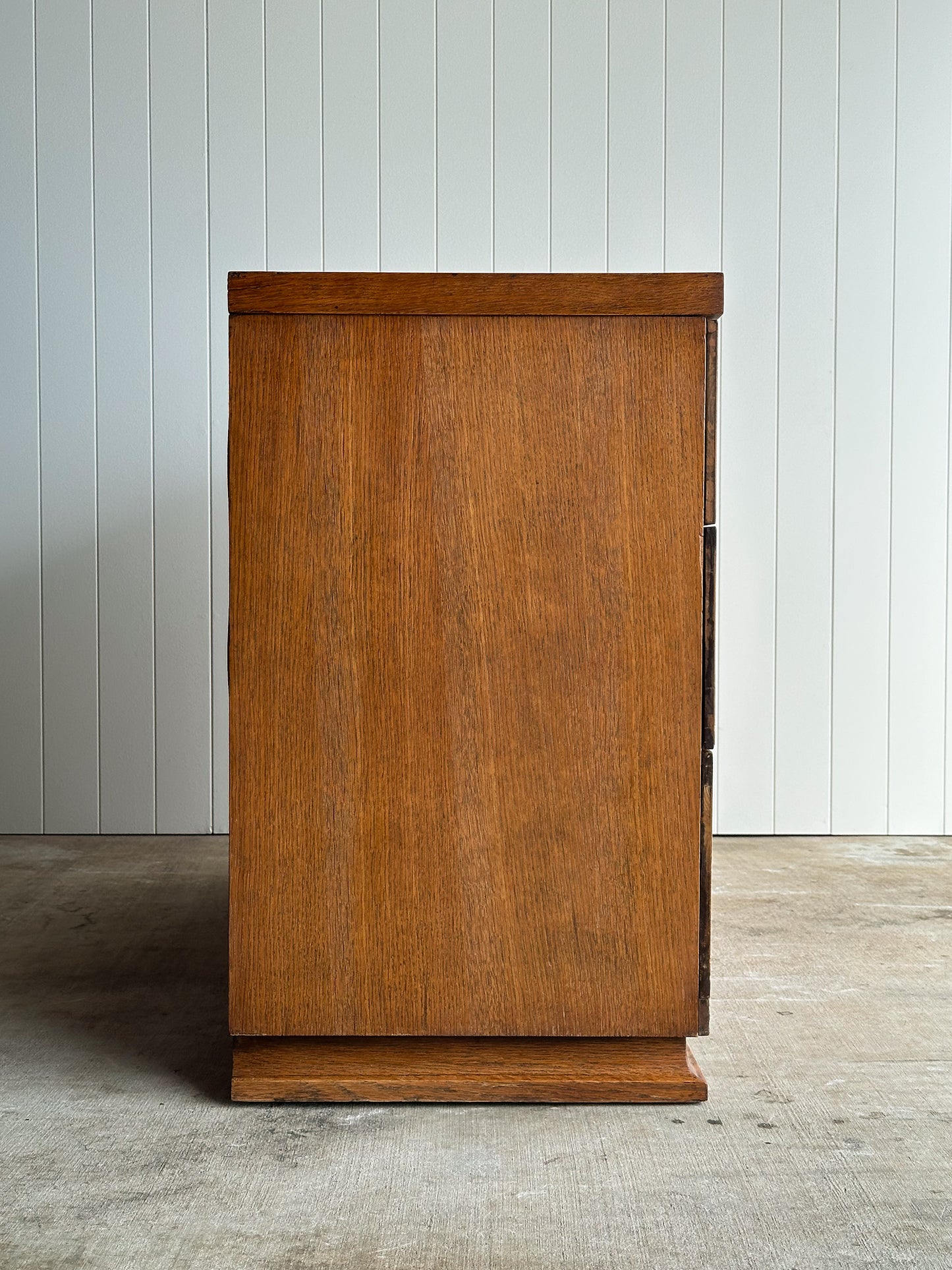 Architectural Oak 6-Drawer Dresser, C. 1960s