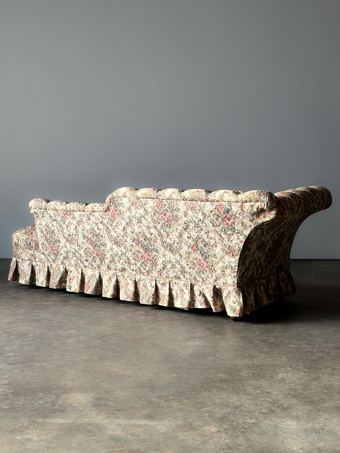 Napoleon III Tufted Chaise Longue, France, 19th Century