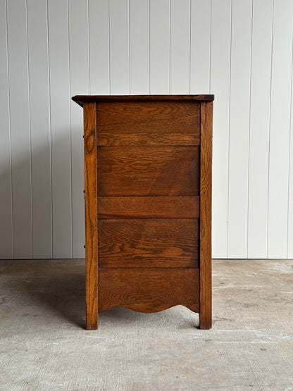 Late 19th Century Antique Oak Chest of Drawers