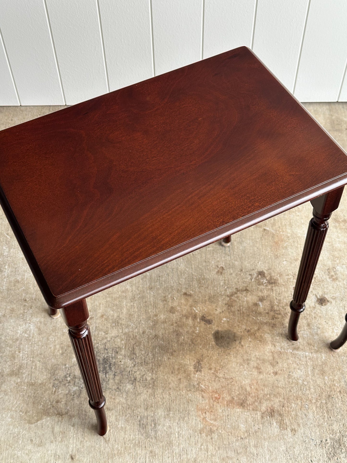 Pair of Vintage Mahogany Nesting Tables