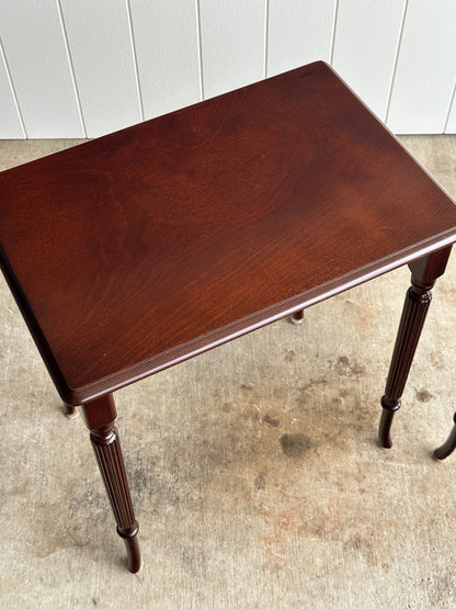 Pair of Vintage Mahogany Nesting Tables