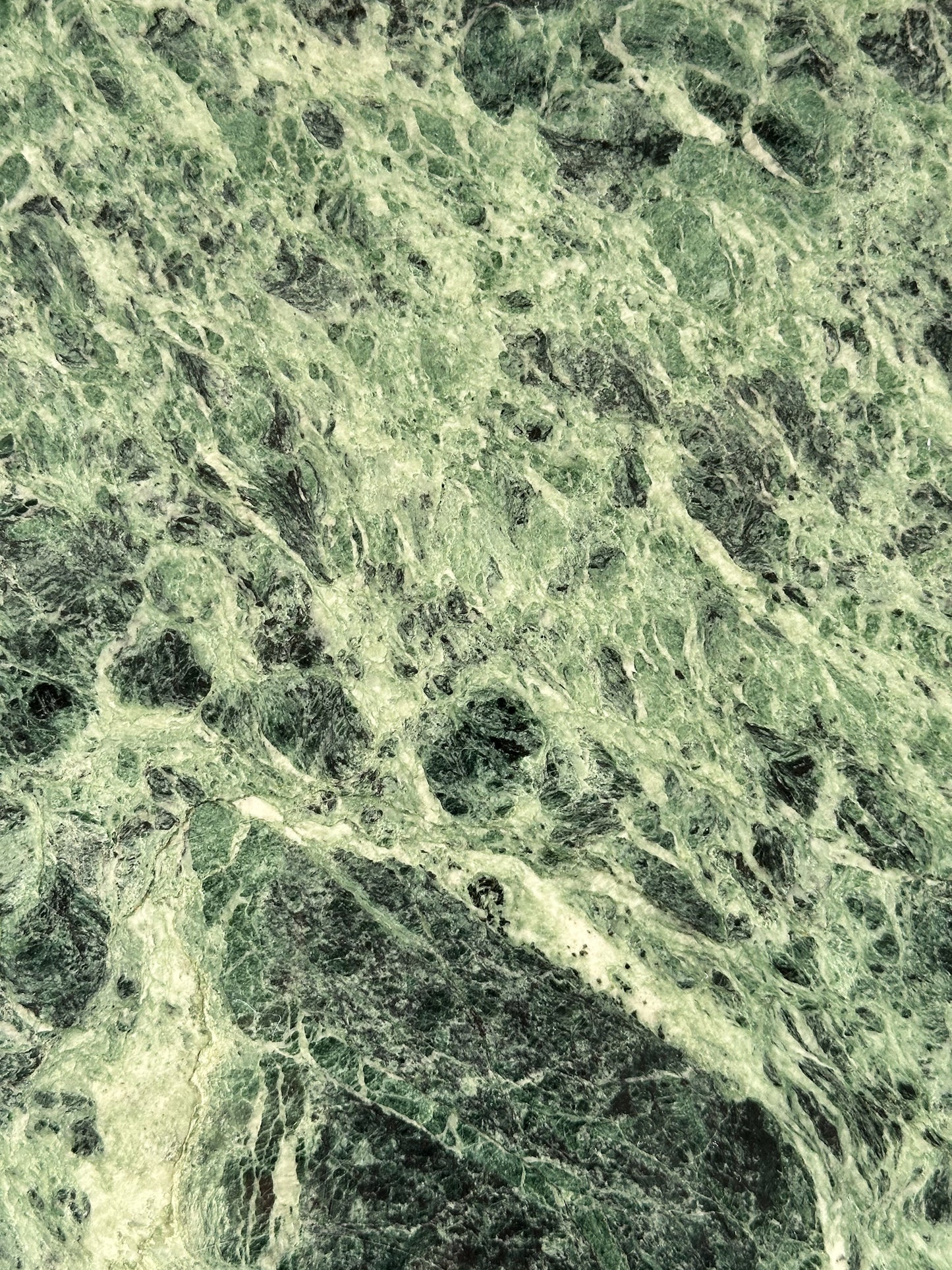 Verde Alpi Marble Coffee Table, Italy, 1970s