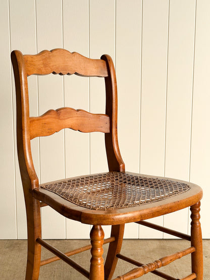 Antique French Country Dining Chairs, Set of 4