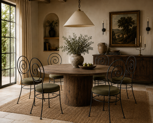 Spiral Iron Chairs in the Style of Luigi Serafini for Sawaya & Moroni, 1980s, Set of 6